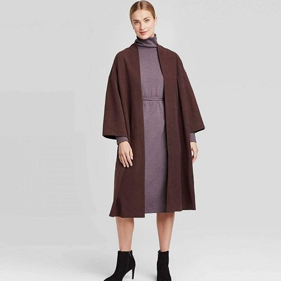 prologue Burgundy Coat - Picture 6 of 11